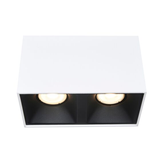 ST LUCE ST168.542.02 Светильник потолочный Белый GU10 2*50W IP20 L82,5xW165xH104 220V Без ламп