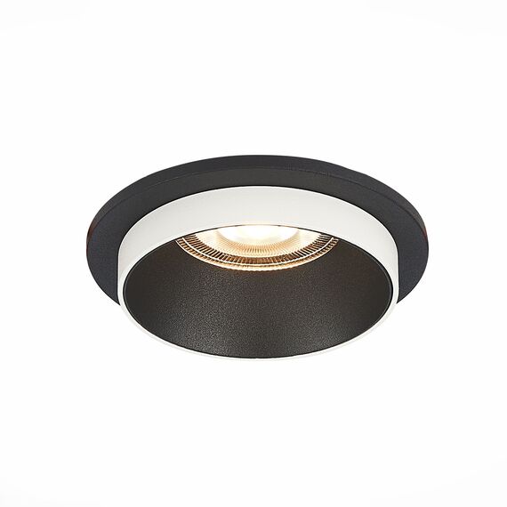 ST LUCE ST206.408.01 Светильник встраиваемый. Черный GU10 1*50W  D92xH38 220V Без ламп, изображение 2