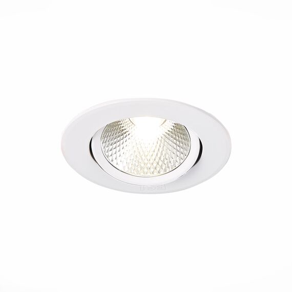 ST LUCE ST211.538.06.24 Светильник встраиваемый. Белый LED 1*6W 3000K 480Lm Ra80 24° IP20 D86xH50 220-240V, изображение 2