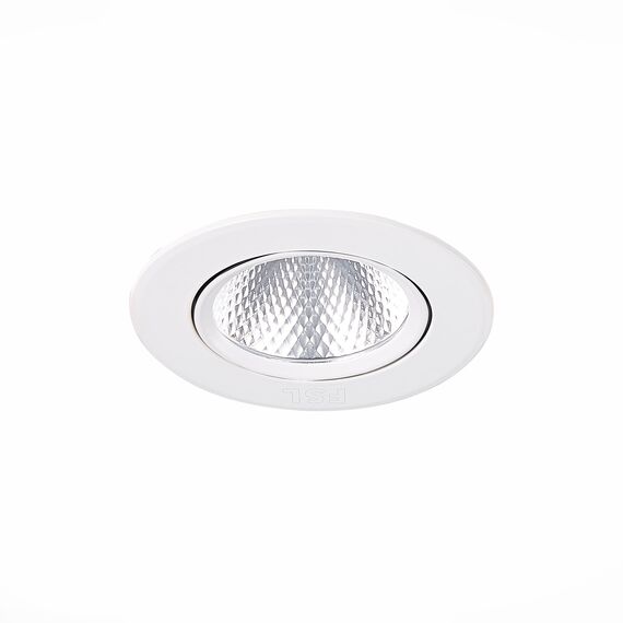 ST LUCE ST211.538.06.24 Светильник встраиваемый. Белый LED 1*6W 3000K 480Lm Ra80 24° IP20 D86xH50 220-240V, изображение 6