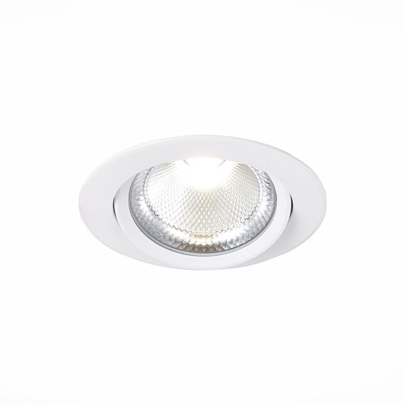 ST LUCE ST211.538.24.36 Светильник встраиваемый. Белый LED 1*24W 3000K 1 800Lm Ra80 36° IP20 D138xH88 220-240V, изображение 3