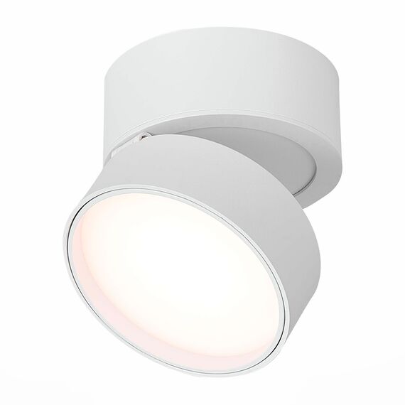 ST LUCE ST651.532.14 Светильник потолочный поворотный Белый LED 1*14W 3000K 1 100Lm Ra>90 120° IP20 D105xH88