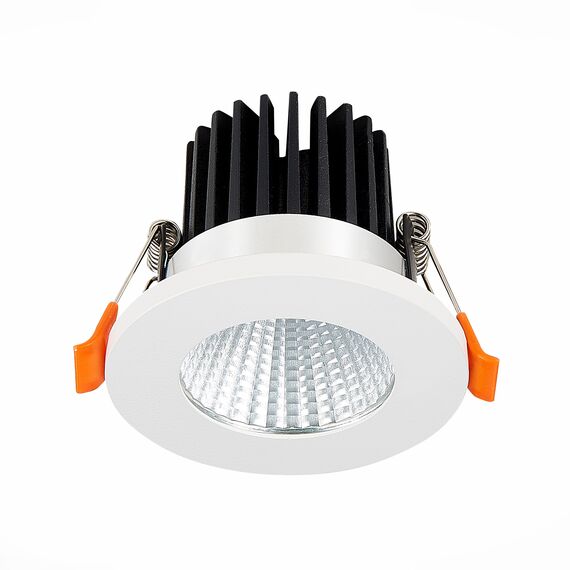 ST LUCE ST704.538.10 Светильник встраиваемый. Белый LED 1*10W 3000K 900Lm Ra>90 38° IP20 D80xH60 170-240V, изображение 2