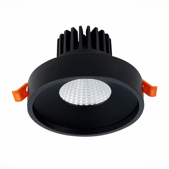 ST LUCE ST751.448.10 Светильник встраиваемый. Черный LED 1*10W 4000K 750Lm Ra>90 38° IP20 D100xH75 170-240V, изображение 3