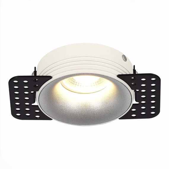 ST LUCE ST218.518.01 Светильник встраиваемый. Белый GU10 1*50W  IP20 D78xH30 165-265V Без ламп