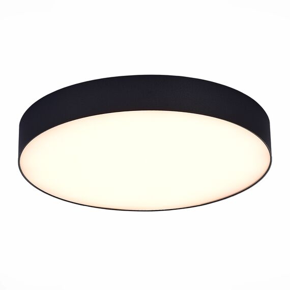 ST LUCE ST606.432.48 Светильник потолочный Черный LED 1*48W 3000K 4 320Lm Ra>85 120° IP20 D400xH55 185-265V