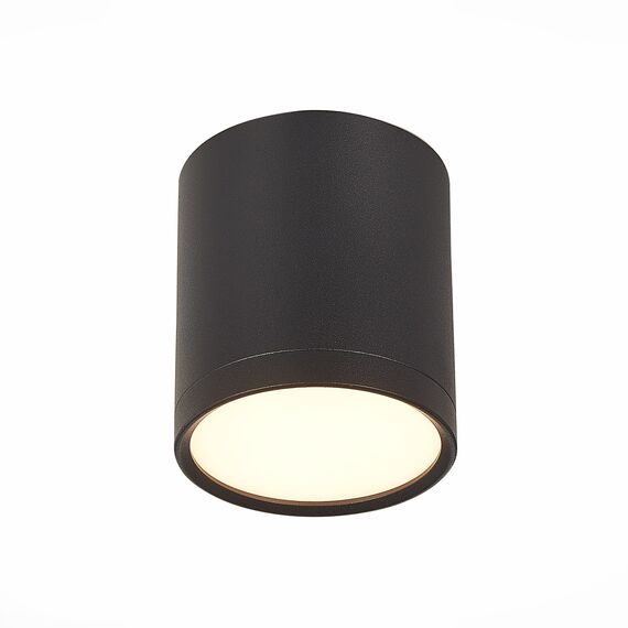 ST LUCE ST113.432.05 Светильник потолочный Черный LED 1*5W 3000K 390Lm Ra>90 120° IP20 D68xH75 170-240V
