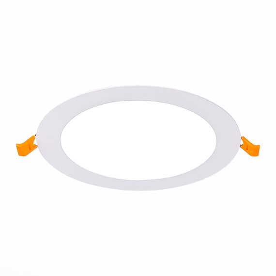 ST LUCE ST209.538.12 Светильник встраиваемый. Белый LED 1*12W 3000K 816Lm Ra80 110° IP20 D170xH8 90-265V