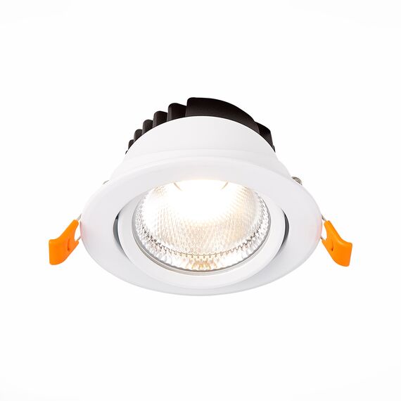 ST LUCE ST211.538.24.36 Светильник встраиваемый. Белый LED 1*24W 3000K 1 800Lm Ra80 36° IP20 D138xH88 220-240V