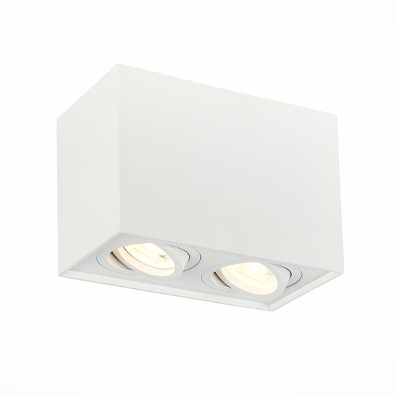 ST LUCE ST109.507.02 Светильник потолочный Белый GU10 2*50W  L181xW100xH123 220V Без ламп