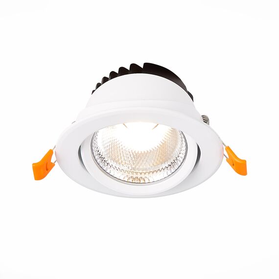 ST LUCE ST211.548.10.36 Светильник встраиваемый. Белый LED 1*10W 4000K 750Lm Ra80 36° IP20 D109xH65 220-240V