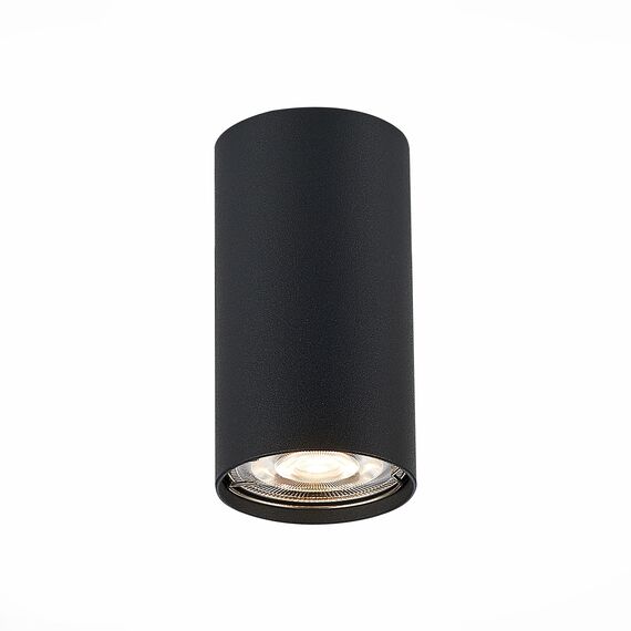 ST LUCE ST110.407.01 Светильник потолочный Черный GU10 1*50W  D54xH100 220V Без ламп