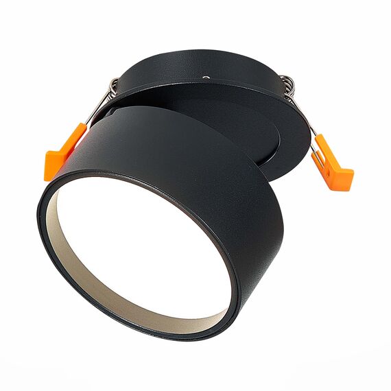 ST LUCE ST651.448.09 Встраиваемый поворотный светильник Черный LED 1*9W 4000K 720Lm Ra>90 120° IP20 D85xH68