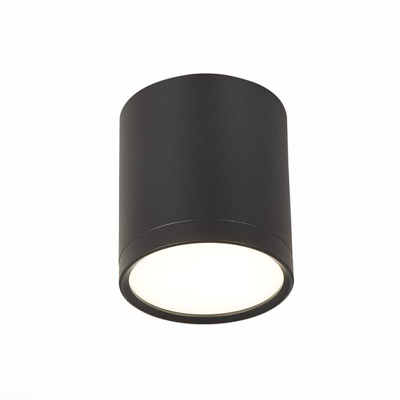 ST LUCE ST113.442.05 Светильник потолочный Черный LED 1*5W 4000K 390Lm Ra>90 120° IP20 D68xH75 170-240V