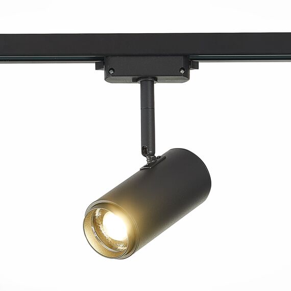 ST LUCE ST600.446.12 Светильник трековый Zoom Черный LED 1*12W 4000K 1 200Lm Ra>80 15-60° IP20 L137xW59xH179 170-240V