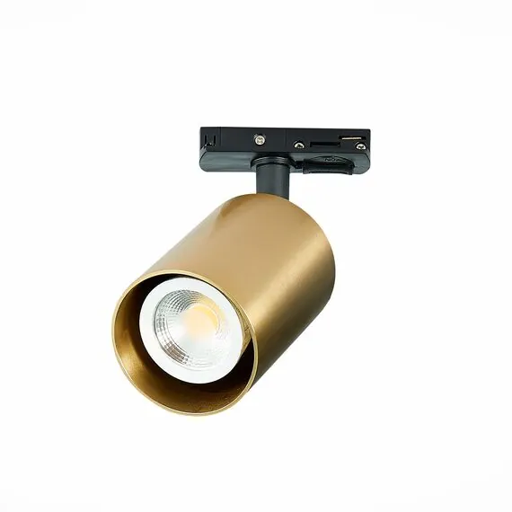 ST LUCE ST302.206.01 Светильник трековый Золотистый GU10 1*50W  IP20 L100xW70xH172 220V Без ламп, изображение 2