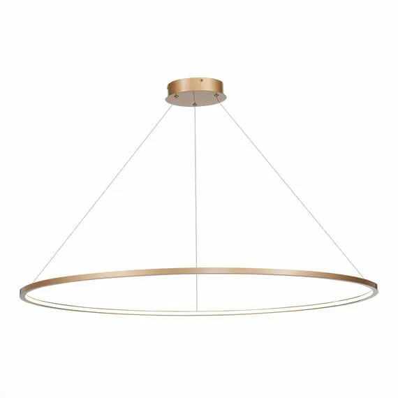ST LUCE ST603.243.57 Светильник подвесной ST-Luce Золотистый/Белый LED 1*57W 4000K