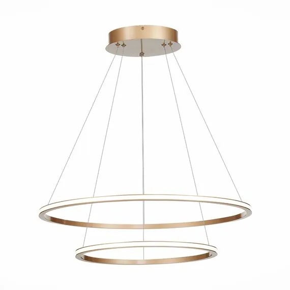 ST LUCE ST604.243.56 Светильник подвесной ST-Luce Золотистый/Белый LED 1*56W 4000K