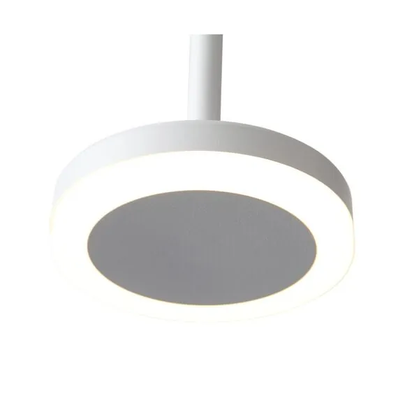 ST LUCE ST104.503.06 Светильник подвесной Белый LED 1*6W 3000K 468Lm Ra>80 120° IP20 D112xH184 170-240V, изображение 2