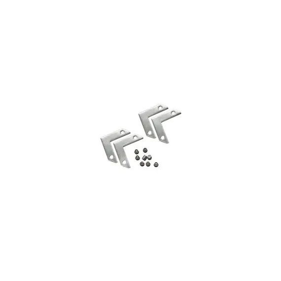 ST LUCE ST001.179.00 Уголок 90° горизонтальный к-т (4 соединителя+8 винтов) для ST001.129.00 Серебри