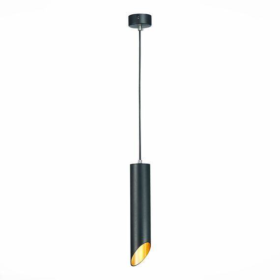 ST LUCE ST152.403.01 Светильник подвесной Черный GU10 1*50W  IP20 D60xH300 220V Без ламп, изображение 2