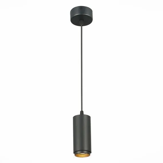 ST LUCE ST600.433.10 Светильник подвесной Zoom Черный LED 1*10W 3000K 1 000Lm Ra>80 15-60° IP20 D59xH130 170