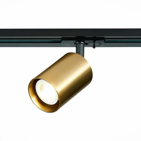 ST LUCE ST302.206.01 Светильник трековый Золотистый GU10 1*50W  IP20 L100xW70xH172 220V Без ламп
