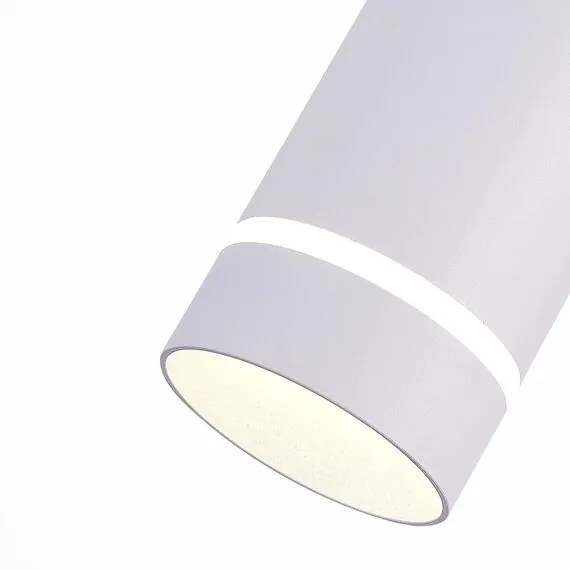 ST LUCE ST115.543.12 Светильник подвесной Белый LED 1*12W 4000K 936Lm Ra>90 120° IP20 D80xH300 165-265V, изображение 3