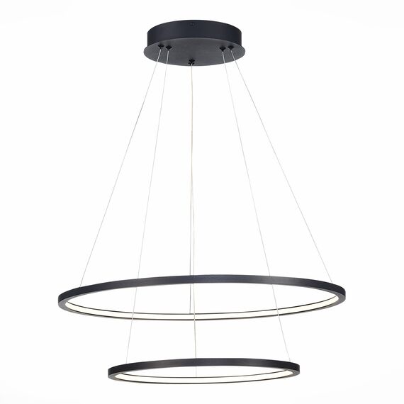 ST LUCE ST603.443.56 Светильник подвесной ST-Luce Черный/Белый LED 1*56W 4000K
