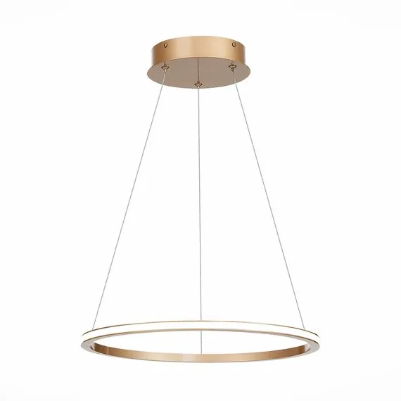 ST LUCE ST604.243.22 Светильник подвесной ST-Luce Золотистый/Белый LED 1*22W 4000K