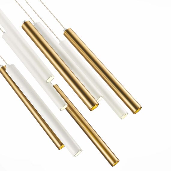 ST LUCE ST153.543.27 Светильник подвесной Белый LED 1*27W 4000K 2 295Lm Ra  IP20 D350xH1 500 180-240V, изображение 2