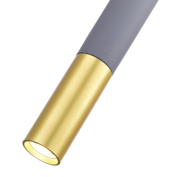 ST LUCE ST154.703.01 Светильник подвесной Серый GU10 1*5W IP20 D55xH410 180-240V Без ламп, изображение 3