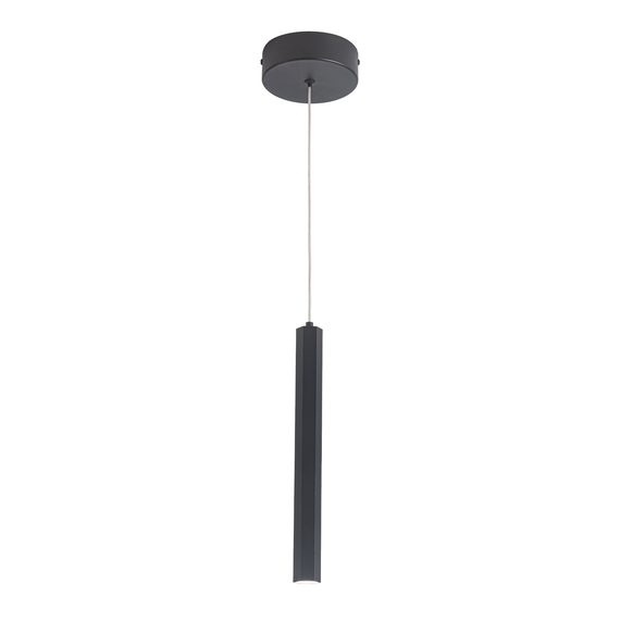 ST LUCE ST614.413.06 Светильник подвесной ST-Luce Черный/Черный LED 1*6W 4000K