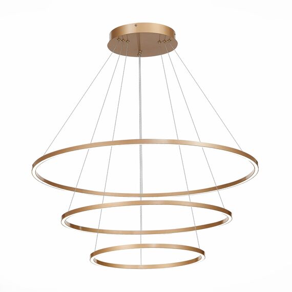 ST LUCE ST605.243.114 Светильник подвесной ST-Luce Золотистый/Белый LED 1*114W 4000K