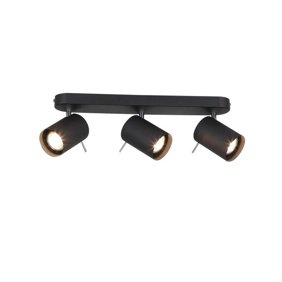 ST LUCE SL597.401.03 Спот ST-Luce Черный, Хром/Черный GU10 LED 3*3W