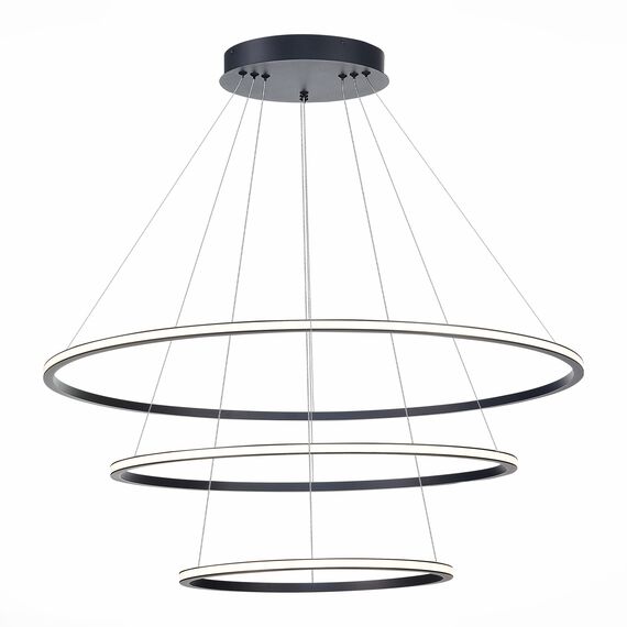 ST LUCE ST604.443.114 Светильник подвесной ST-Luce Черный/Белый LED 1*114W 4000K