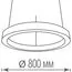 Donolux DL800S72NW White Подвесной светодиодный светильник 72Вт 4000К, изображение 4