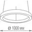 Donolux DL1000S90NW White Подвесной светодиодный светильник 90Вт 4000К, изображение 2