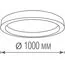 Donolux DL1000C90NW Black Накладной светодиодный светильник 90Вт 4000К, изображение 4