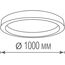 Donolux DL1000C90WW White Накладной светодиодный светильник 90Вт 3000К, изображение 4