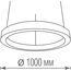 Donolux DL1000S90WW White Подвесной светодиодный светильник 90Вт 3000К, изображение 4