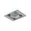 Donolux DL18615/01WW-SQ Silver Grey/Black Встраиваемый светильник под сменную лампу, изображение 3