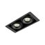 Donolux DL18615/02WW-SQ Shiny black/Black Встраиваемый светильник под сменную лампу, изображение 3