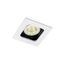 Donolux DL18614/01WW-SQ White/Black Поворотный встраиваемый светильник под сменную лампу, изображение 3