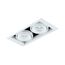 Donolux DL18615/02WW-SQ White/Black Встраиваемый светильник под сменную лампу, изображение 3