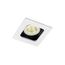 Donolux DL18614/01WW-SQ White/Black Поворотный встраиваемый светильник под сменную лампу