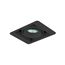 Donolux DL18615/01WW-SQ Shiny black/Black Встраиваемый светильник под сменную лампу