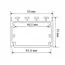 Donolux DN18511RAL9005 Накладной алюминиевый профиль, 50х35х2000. Цвет: Чёрный матовый, RAL9005,Серия:DN8ALE, изображение 2