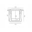 Donolux DN18501RAL9005 Врезной алюминиевый профиль,  23,5х14,5х2000. Цвет: Черный матовый, RAL9005, Серия:DN8ALE, изображение 2
