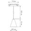 Donolux DL20297WW5BS Светодиодный светильник Tring для SPACE Track system 5Вт, D75xH1285 мм, 348Лм, 36°, 3000К, диммируемый 0-10В, Ra >90, черный, изображение 3